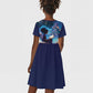 Black Girls Book Lovers Kid Short Sleeve Dress So Many Books - So Little Time