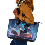 Black Girls Book Lovers Leather Tote Bag So Many Books - So Little Time