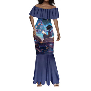Black Girls Book Lovers Mermaid Dress So Many Books - So Little Time