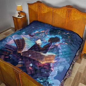 Black Girls Book Lovers Quilt So Many Books - So Little Time