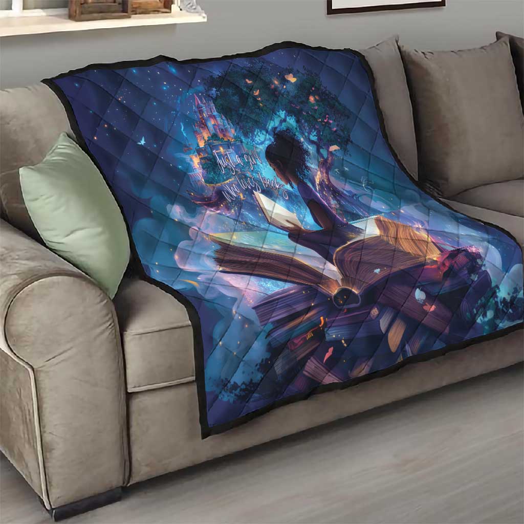 Black Girls Book Lovers Quilt So Many Books - So Little Time
