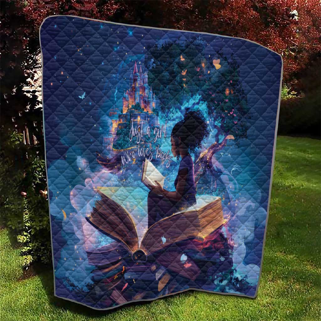 Black Girls Book Lovers Quilt So Many Books - So Little Time