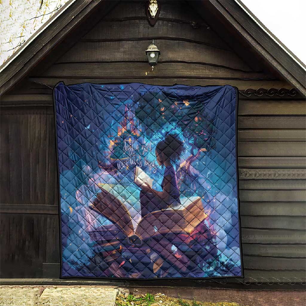Black Girls Book Lovers Quilt So Many Books - So Little Time