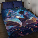 Black Girls Book Lovers Quilt Bed Set So Many Books - So Little Time