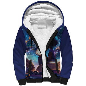 Black Girls Book Lovers Sherpa Hoodie So Many Books - So Little Time
