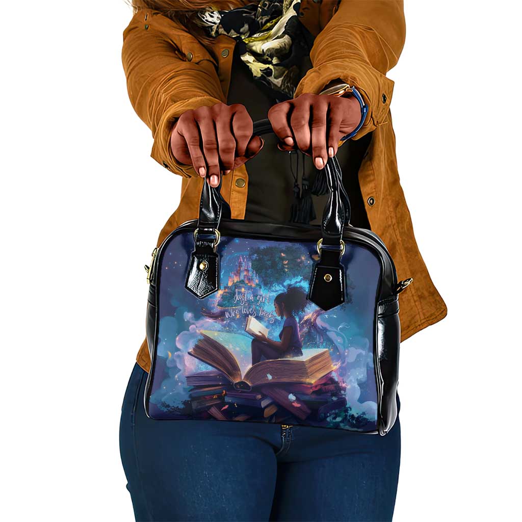 Black Girls Book Lovers Shoulder Handbag So Many Books - So Little Time