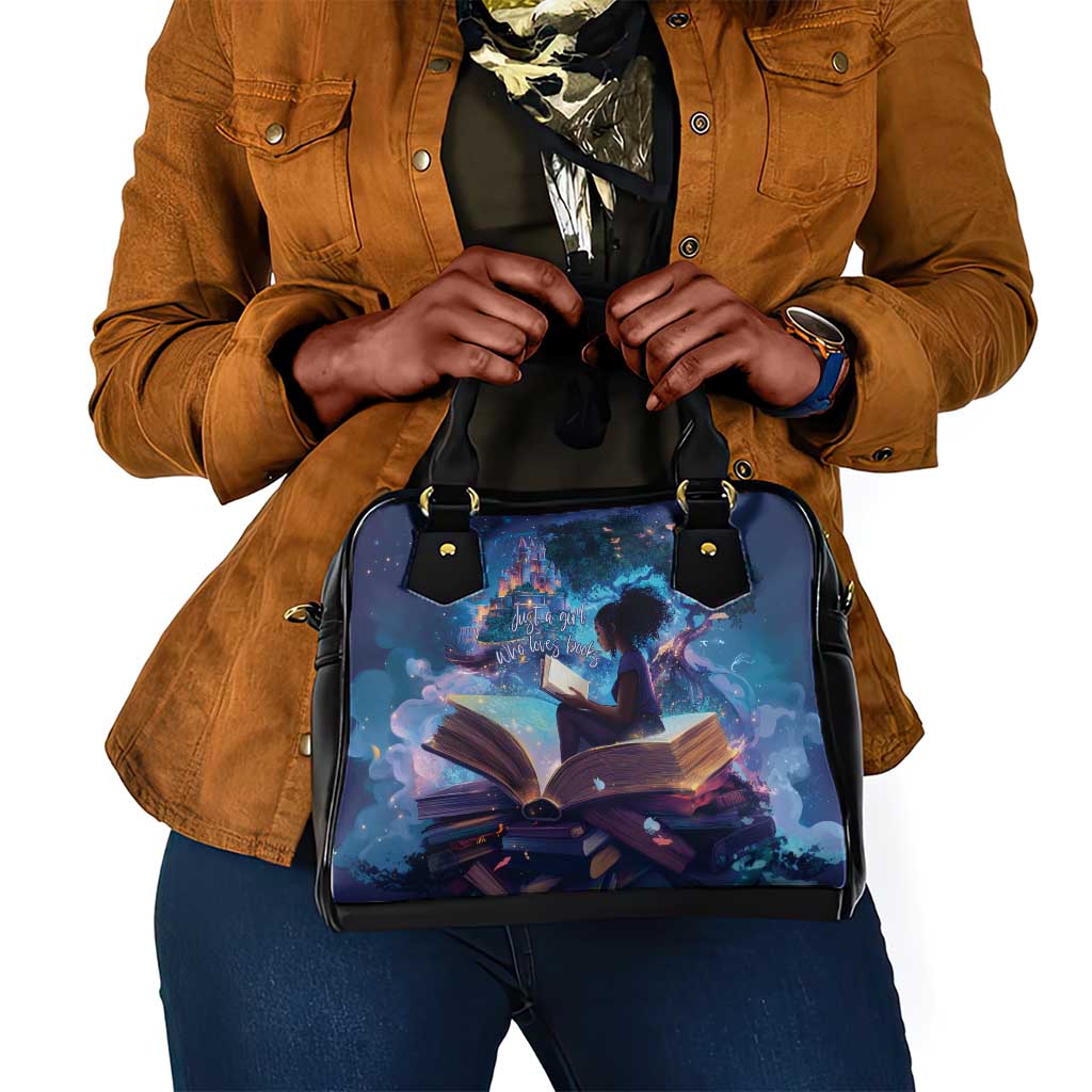 Black Girls Book Lovers Shoulder Handbag So Many Books - So Little Time