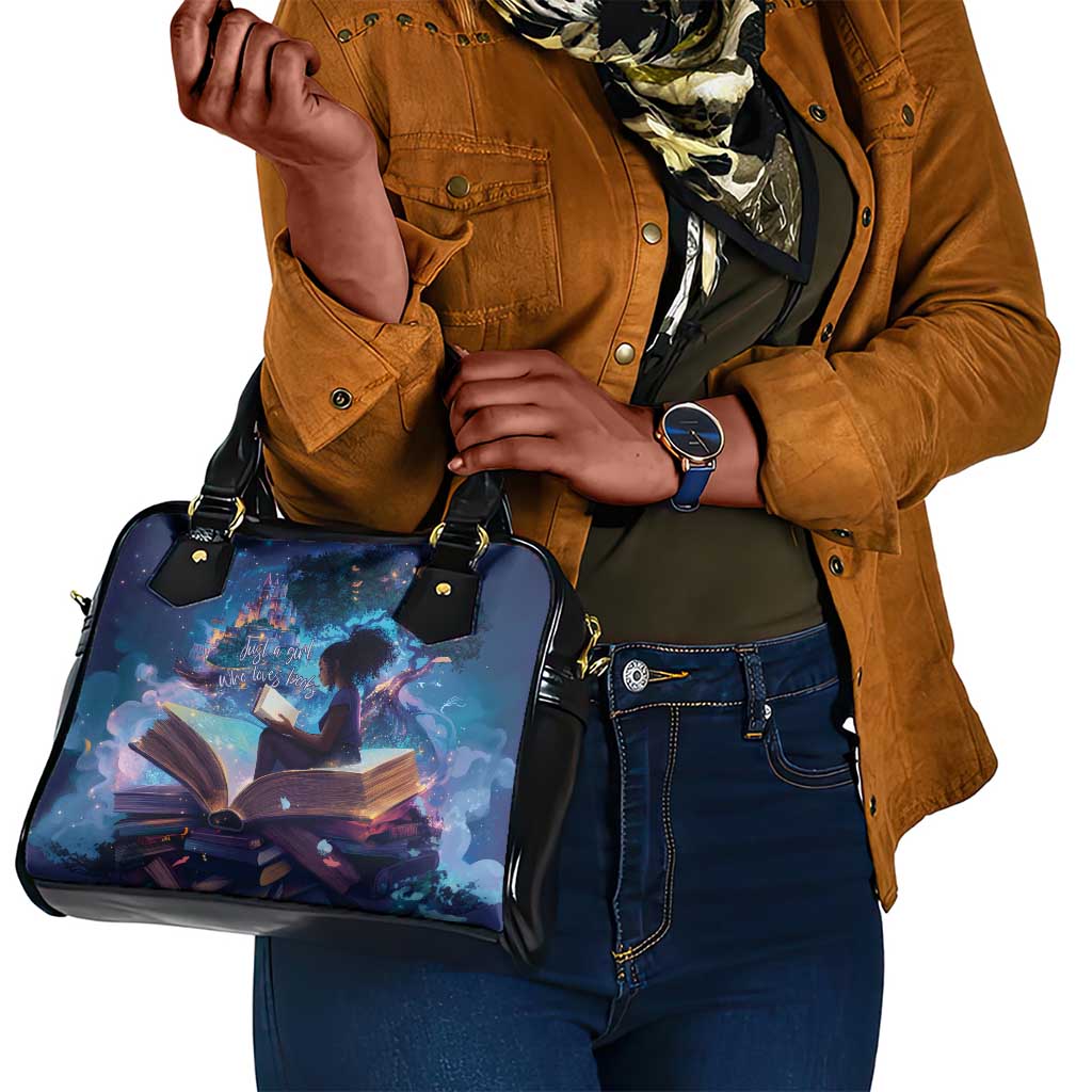 Black Girls Book Lovers Shoulder Handbag So Many Books - So Little Time
