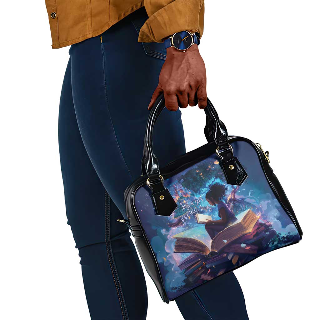 Black Girls Book Lovers Shoulder Handbag So Many Books - So Little Time