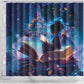 Black Girls Book Lovers Shower Curtain So Many Books - So Little Time