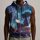 Black Girls Book Lovers Sleeveless Zip Hoodie So Many Books - So Little Time - African Pride