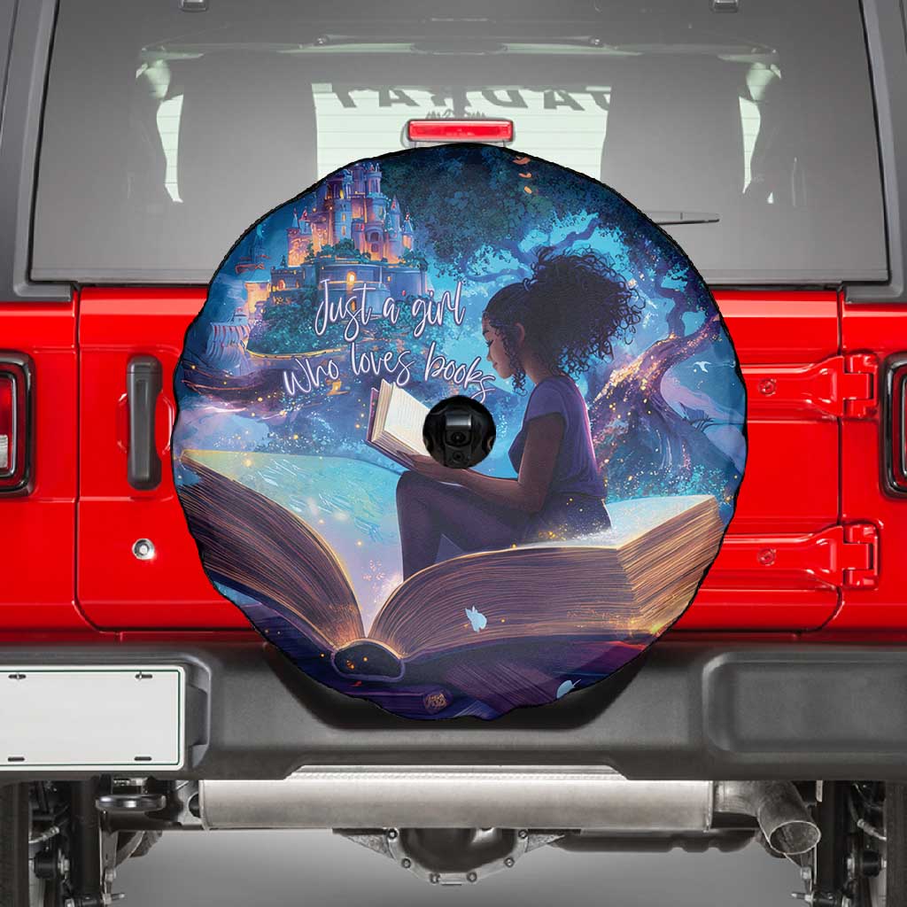 Black Girls Book Lovers Spare Tire Cover So Many Books - So Little Time