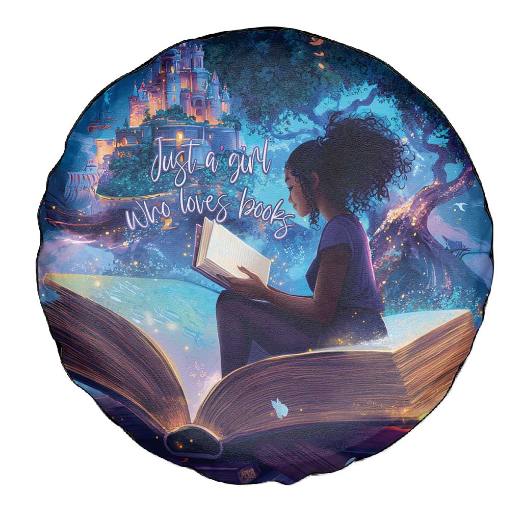 Black Girls Book Lovers Spare Tire Cover So Many Books - So Little Time