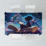 Black Girls Book Lovers Tablecloth So Many Books - So Little Time