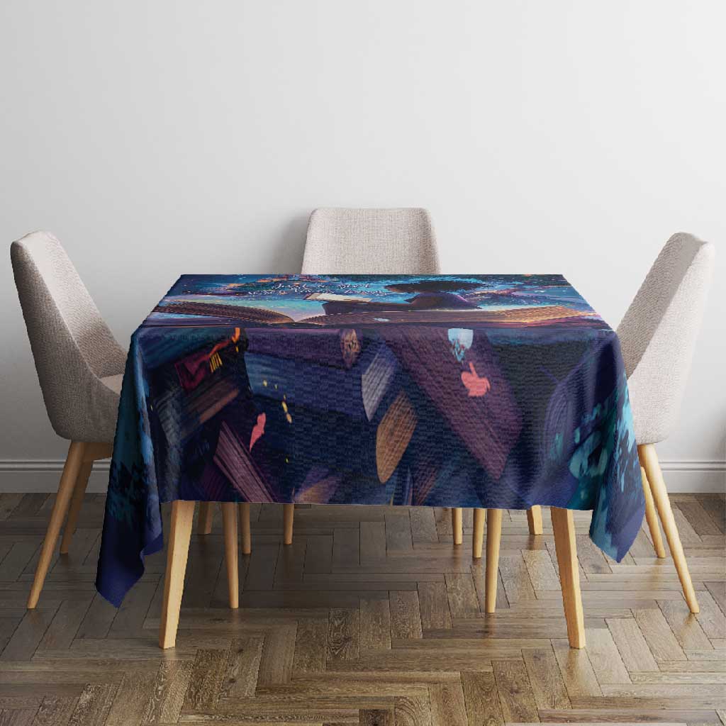 Black Girls Book Lovers Tablecloth So Many Books - So Little Time