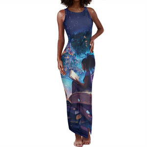 Black Girls Book Lovers Tank Maxi Dress So Many Books - So Little Time