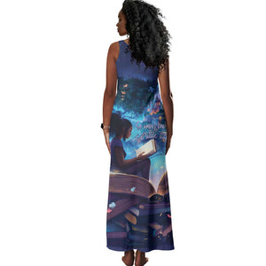 Black Girls Book Lovers Tank Maxi Dress So Many Books - So Little Time