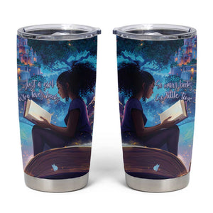 Black Girls Book Lovers Tumbler Cup So Many Books - So Little Time