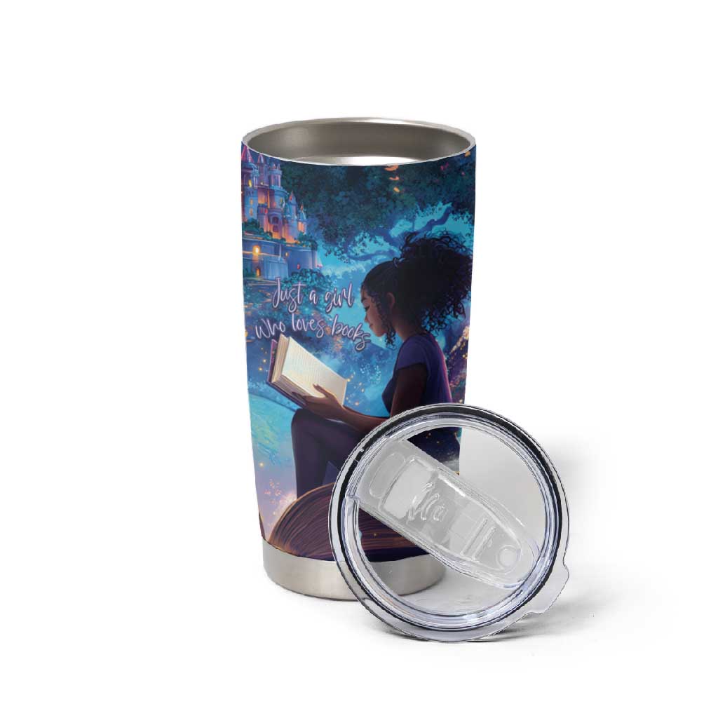 Black Girls Book Lovers Tumbler Cup So Many Books - So Little Time