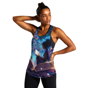 Black Girls Book Lovers Women Racerback Tank So Many Books - So Little Time