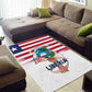 Liberia Flag Day Area Rug Coat Of Arms With Map