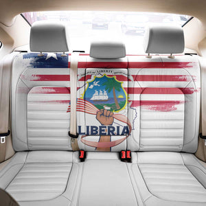 Liberia Flag Day Back Car Seat Cover Coat Of Arms With Map
