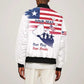 Personalised Liberia Flag Day Bomber Jacket Coat Of Arms With Map