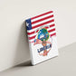 Liberia Flag Day Canvas Wall Art Coat Of Arms With Map