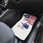 Liberia Flag Day Car Mats Coat Of Arms With Map