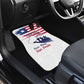 Liberia Flag Day Car Mats Coat Of Arms With Map