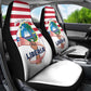 Liberia Flag Day Car Seat Cover Coat Of Arms With Map