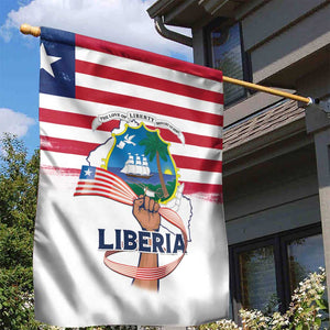 Liberia Flag Day Garden Flag Coat Of Arms With Map