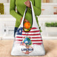 Liberia Flag Day Grocery Bag Coat Of Arms With Map