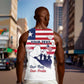 Personalised Liberia Flag Day Men Tank Top Coat Of Arms With Map