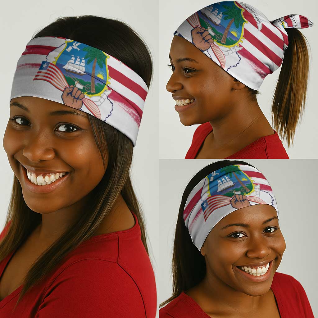 Liberia Flag Day Neck Gaiter Coat Of Arms With Map - African Pride