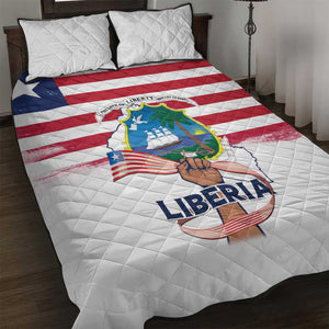 Liberia Flag Day Quilt Bed Set Coat Of Arms With Map