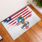 Liberia Flag Day Rubber Doormat Coat Of Arms With Map