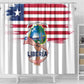 Liberia Flag Day Shower Curtain Coat Of Arms With Map