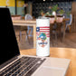 Personalised Liberia Flag Day Skinny Tumbler Coat Of Arms With Map