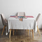 Liberia Flag Day Tablecloth Coat Of Arms With Map