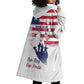 Personalised Liberia Flag Day Wearable Blanket Hoodie Coat Of Arms With Map