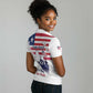 Personalised Liberia Flag Day Women Polo Shirt Coat Of Arms With Map