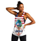 Personalised Liberia Flag Day Women Racerback Tank Coat Of Arms With Map