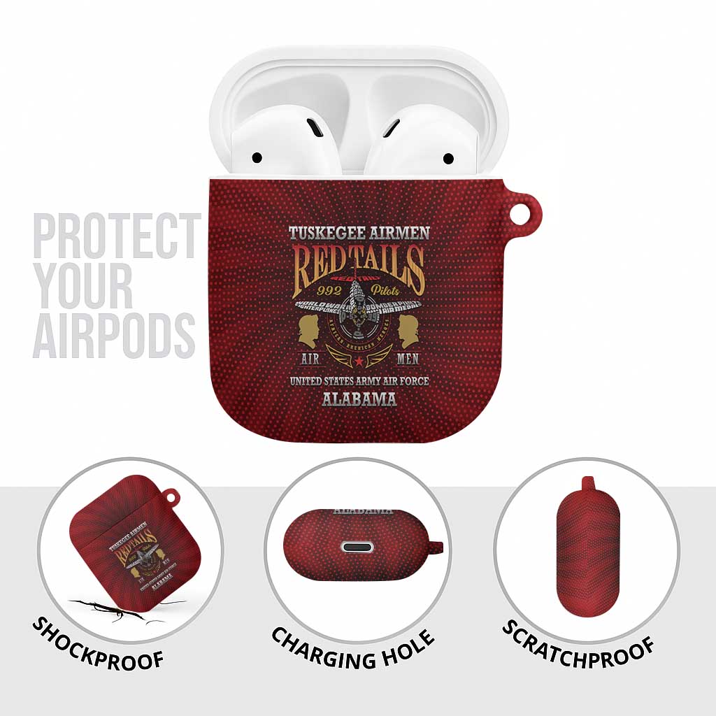 Red Tails Legacy AirPods Case Tuskegee Airmen WWII Heroes