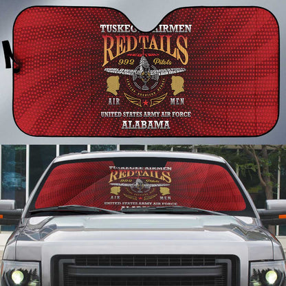 Red Tails Legacy Auto Sun Shade Tuskegee Airmen WWII Heroes
