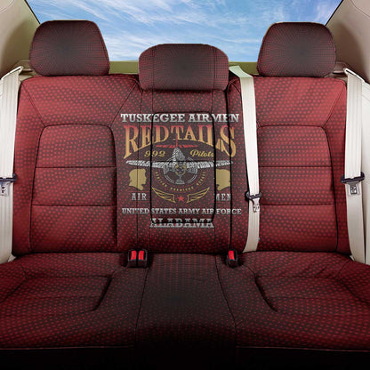 Tuskegee Red Tails Airmen Back Car Seat Cover WWII Legacy Tribute - African Pride