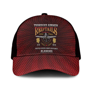 Tuskegee Red Tails Airmen Baseball Net Cap WWII Legacy Tribute - African Pride