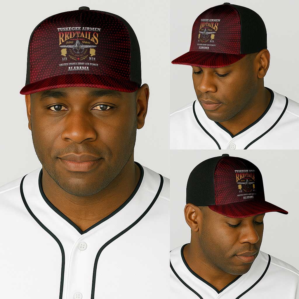 Tuskegee Red Tails Airmen Baseball Net Cap WWII Legacy Tribute - African Pride