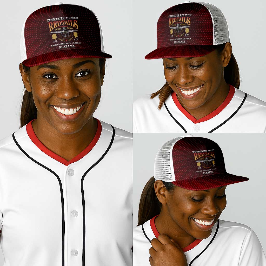 Tuskegee Red Tails Airmen Baseball Net Cap WWII Legacy Tribute - African Pride