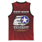 Personalized Tuskegee Red Tails Airmen Basketball Jersey WWII Legacy Tribute - African Pride